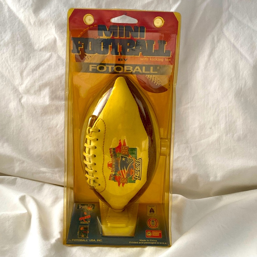 New England Patriots Mini Football by Fotoball (BIN1)